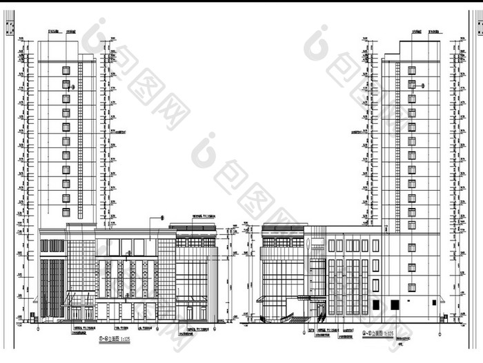 某五星酒店建筑施工图CAD