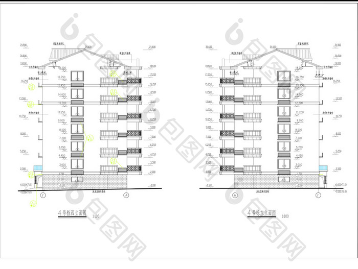 某多层建筑施工图CAD