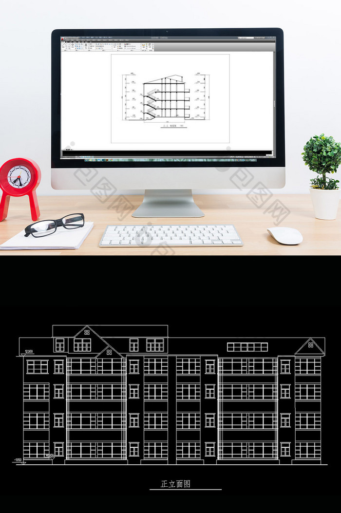 建筑施工图素材建筑施工图设计建筑设计CAD图片