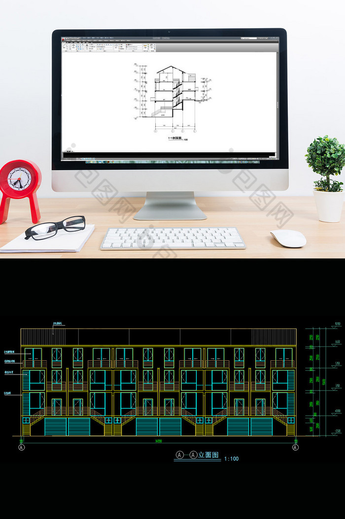 建筑施工图素材建筑施工图设计建筑设计CAD图片