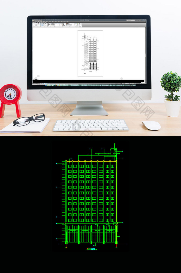 某高层的住宅施工图CAD