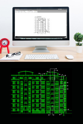 某坡地多层住宅施工图CAD