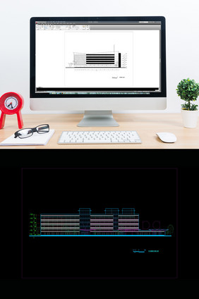 某宾馆的建筑设计方案图CAD