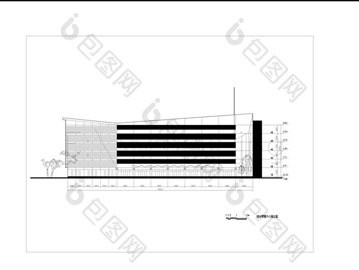 某宾馆的建筑设计方案图CAD