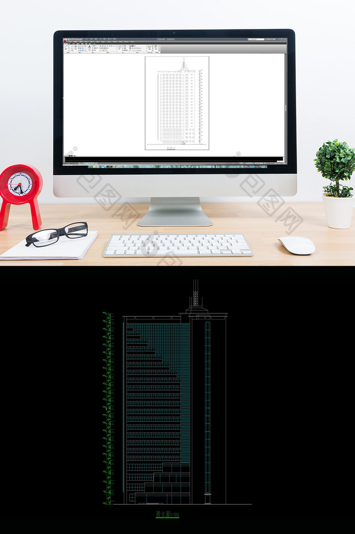 某高层宾馆建筑设计方案CAD