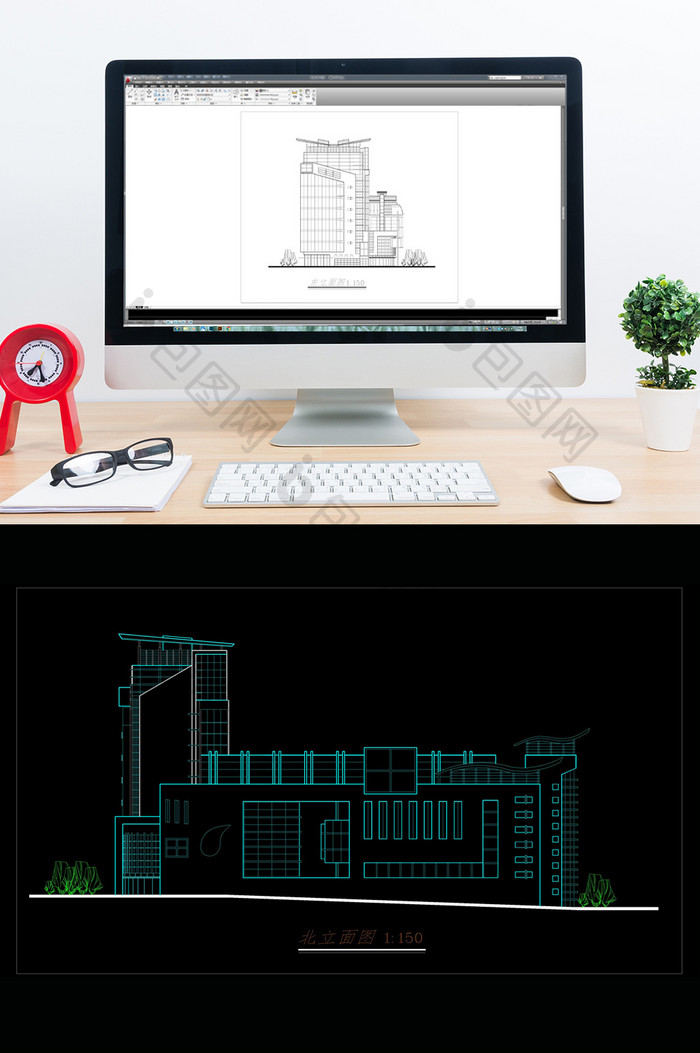 宾馆全套的建筑施工图CAD