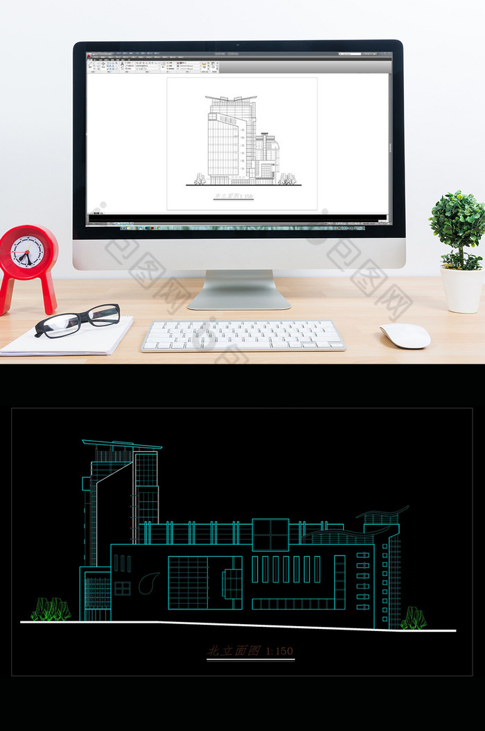 建筑施工图素材建筑施工图设计建筑设计CAD图片