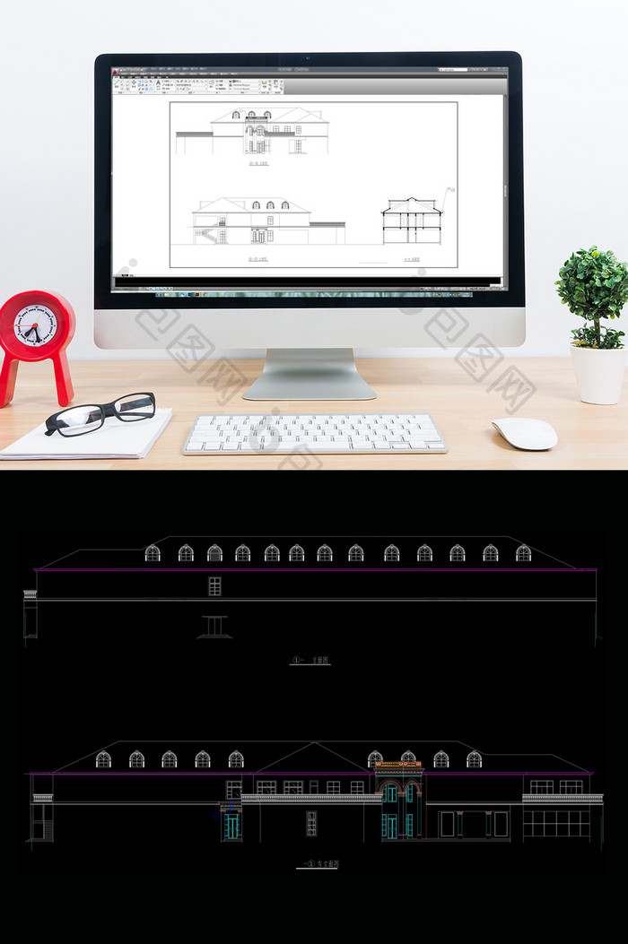 某度假的宾馆建筑施工图CAD