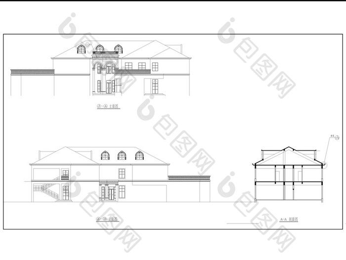 某度假的宾馆建筑施工图CAD