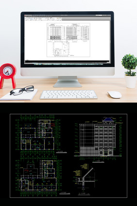 私人宾馆建筑施工图CAD