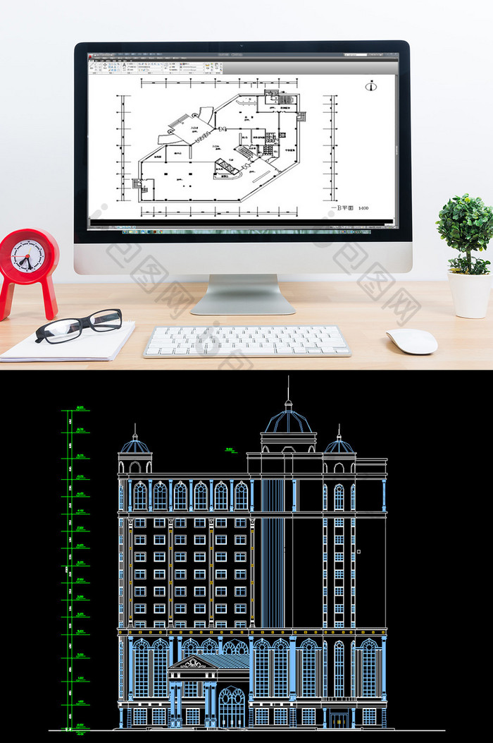 某大酒店建筑的方案设计CAD