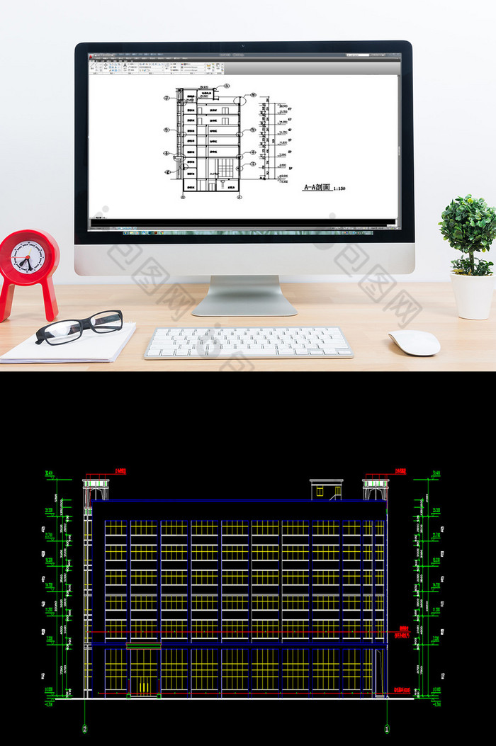 建筑施工图设计建筑设计CAD建筑施工图图片