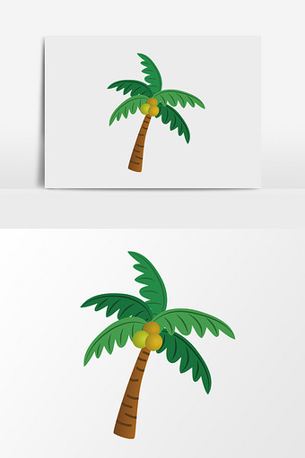 矢量椰子树素材图案图片