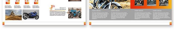 高端创意摩托车行业画册