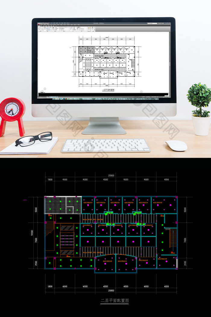 房屋平面图定制CAD平面图图片