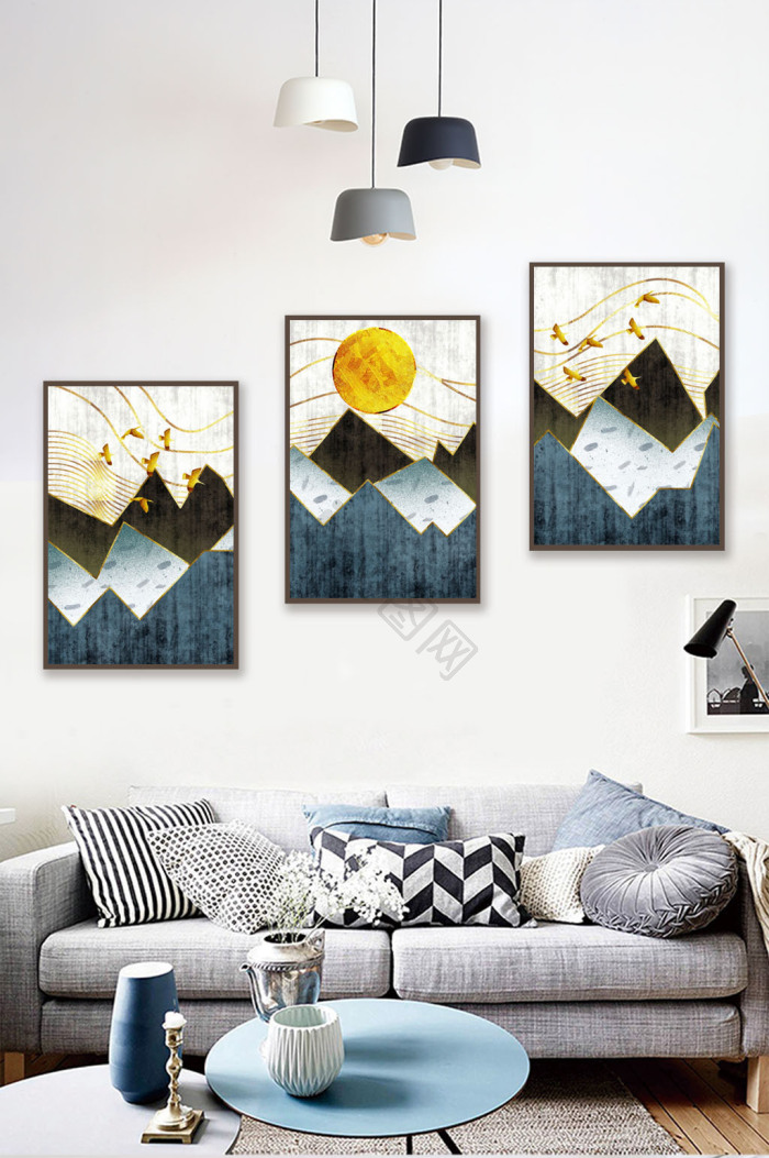 现代装饰画-现代装饰画图片素材-包图网