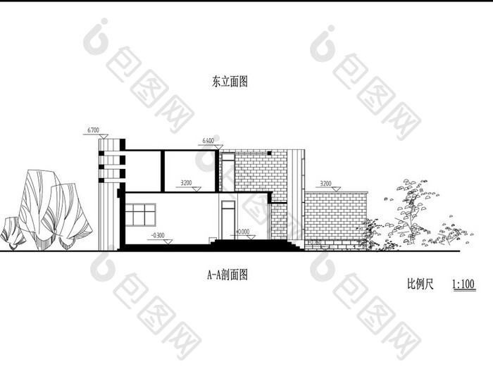 某村镇康居住宅CAD施工图