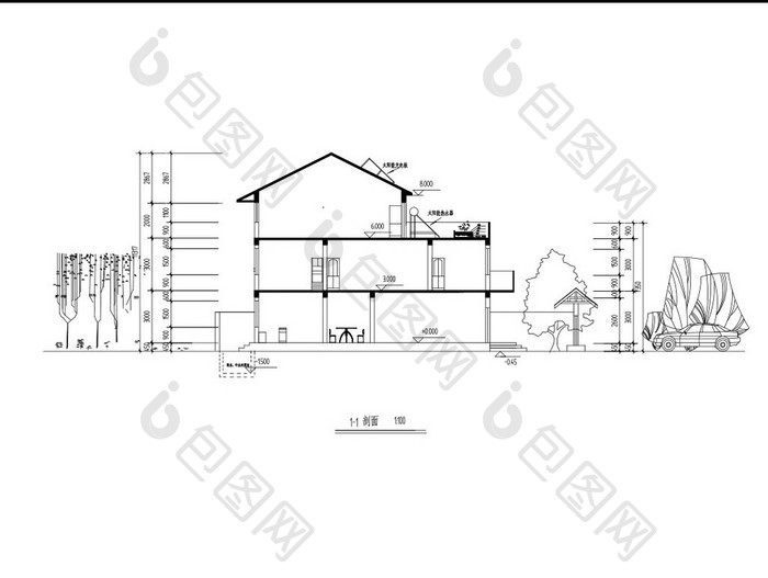 某型农村住宅CAD施工图