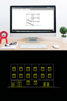 宿舍综合楼建筑CAD施工图