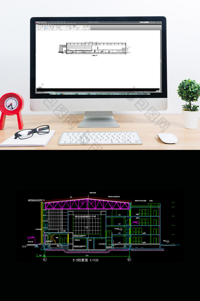 建筑施工图设计建筑设计CAD建筑施工图图片