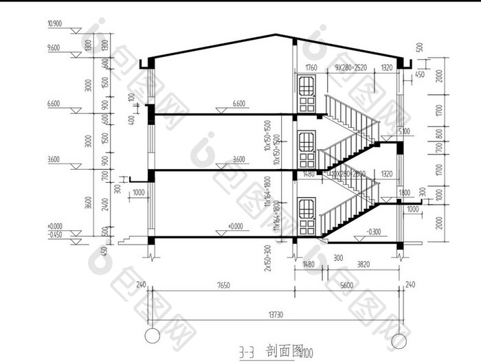 住宅小区CAD建筑设计施工图