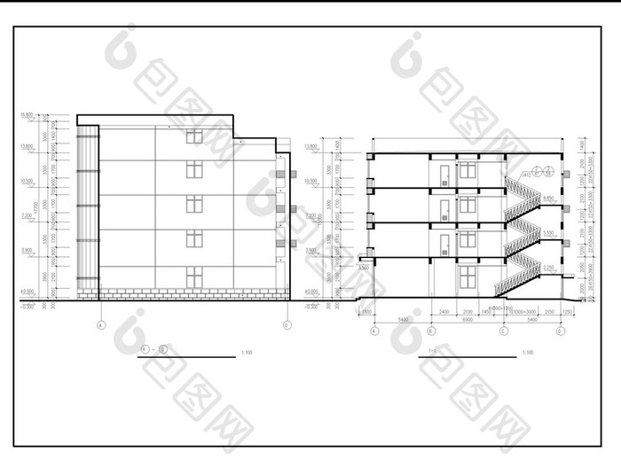 宾馆CAD建筑方案图