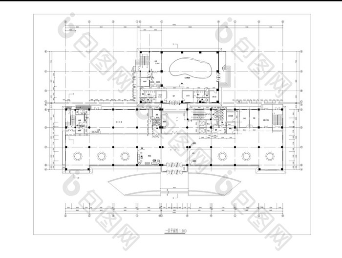 宾馆建筑的设计方案图CAD