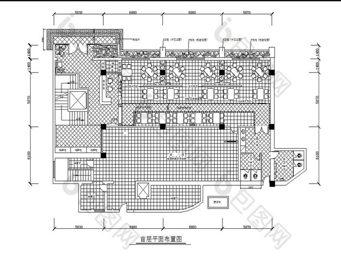 某个豪华星级酒店CAD建筑施工图