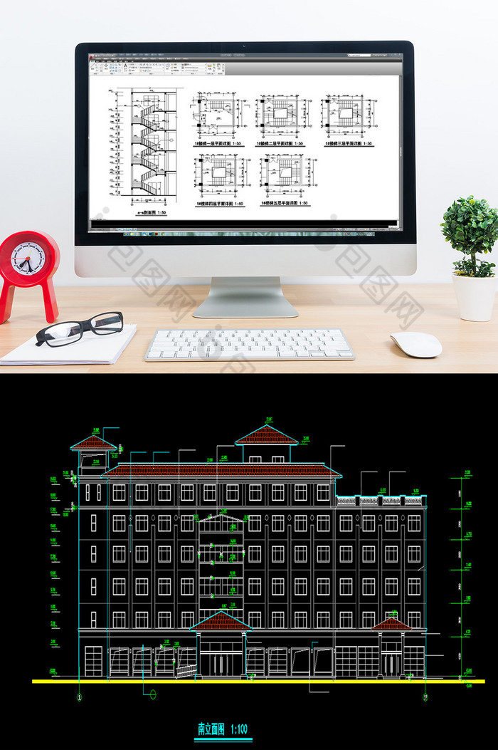 建筑施工图素材建筑施工图设计建筑设计CAD图片