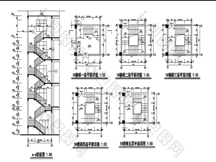 某高档豪华大酒店的CAD建筑施工图全套图