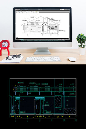 某餐厅的建筑施工图纸CAD