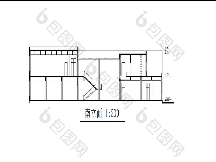 某经品餐馆建筑设计方案CAD