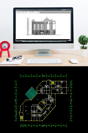 某高层建筑酒店建筑设计方案CAD