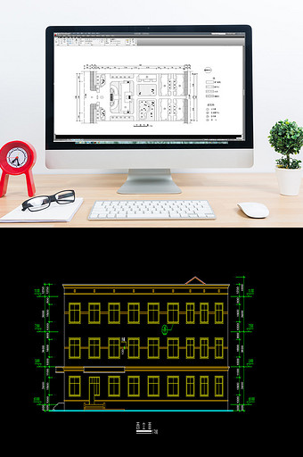 某奢华餐厅建筑施工图CAD图片