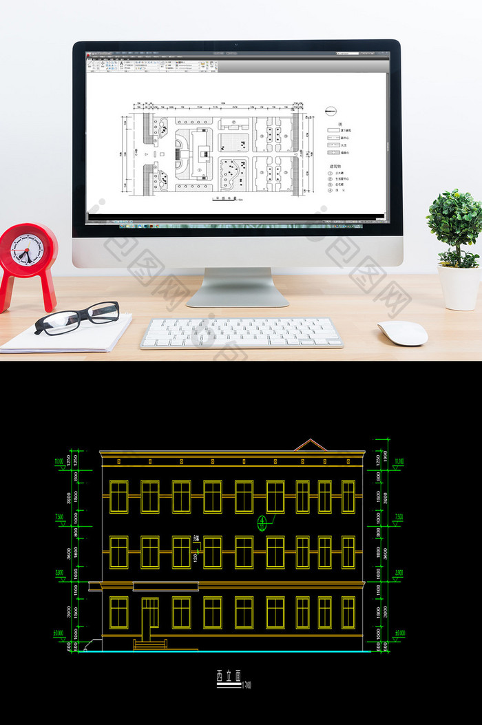 某奢华餐厅建筑施工图CAD