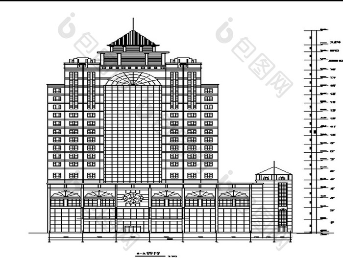 某酒店的建筑CAD施工图