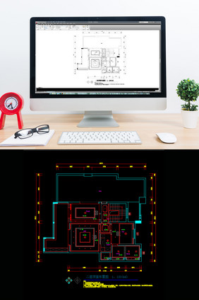 别墅二层顶面CAD