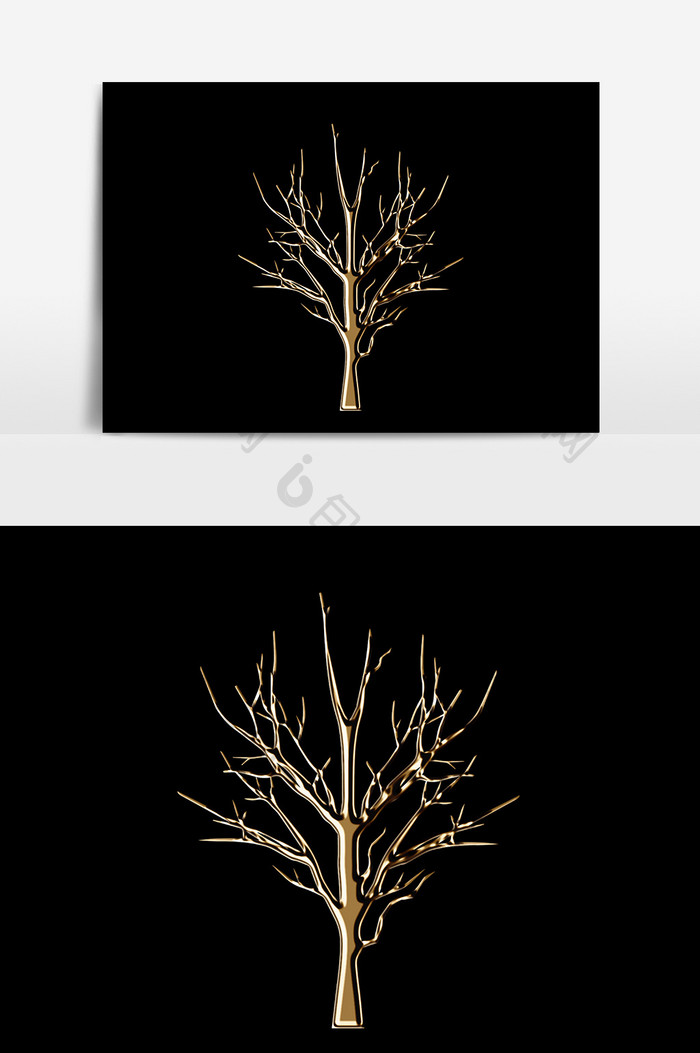 树木装饰图案设计元素