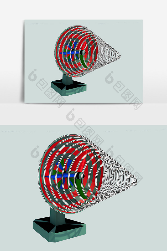 电风扇3D立体素材