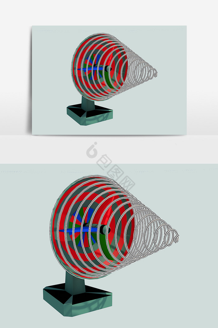 电风扇3D图片
