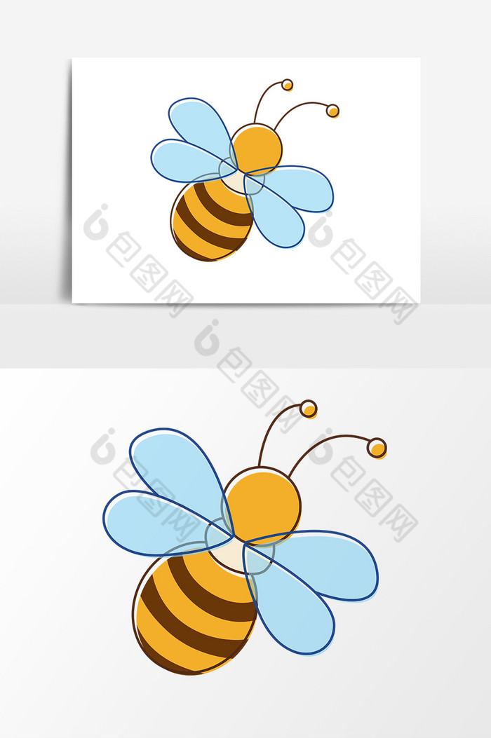 蜜蜂背面动物图片图片