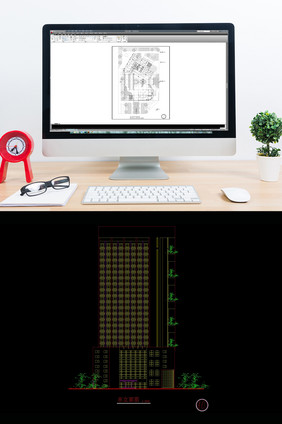 宾馆方案施工图CAD