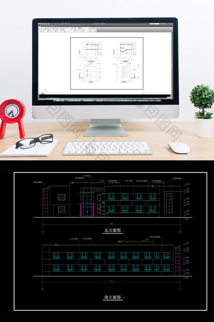 建筑施工图素材建筑施工图设计建筑设计CAD图片