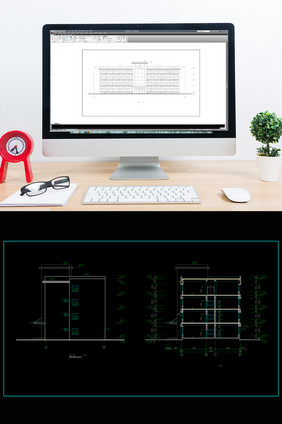 某工厂综合楼扩建施工图CAD