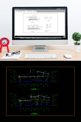 某公厕及垃圾站方案及施工图CAD