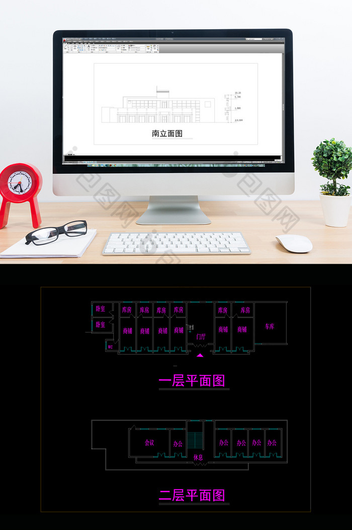 建筑设计CAD建筑施工图CAD设计图纸图片