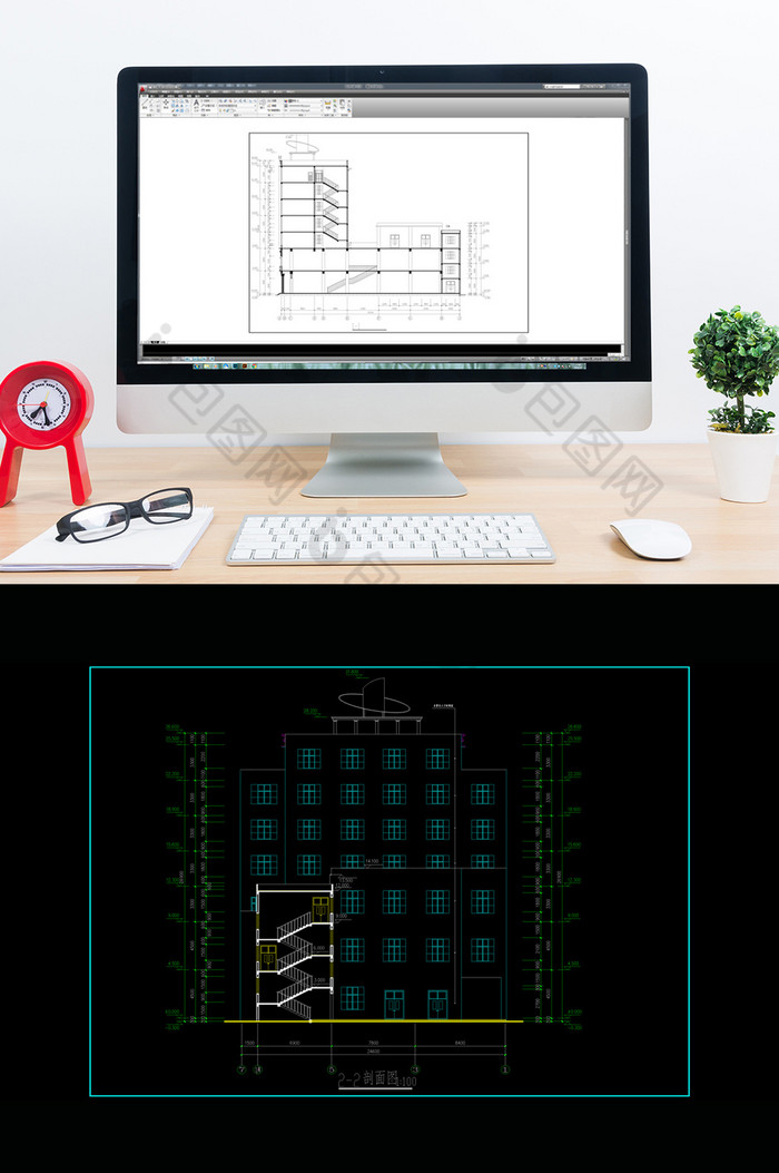 建筑施工图素材建筑施工图设计建筑设计CAD图片