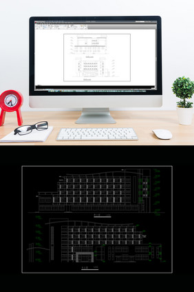 某中学综合楼及宿舍方案设计CAD