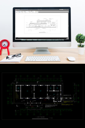 山庄餐饮部CAD建筑施工图