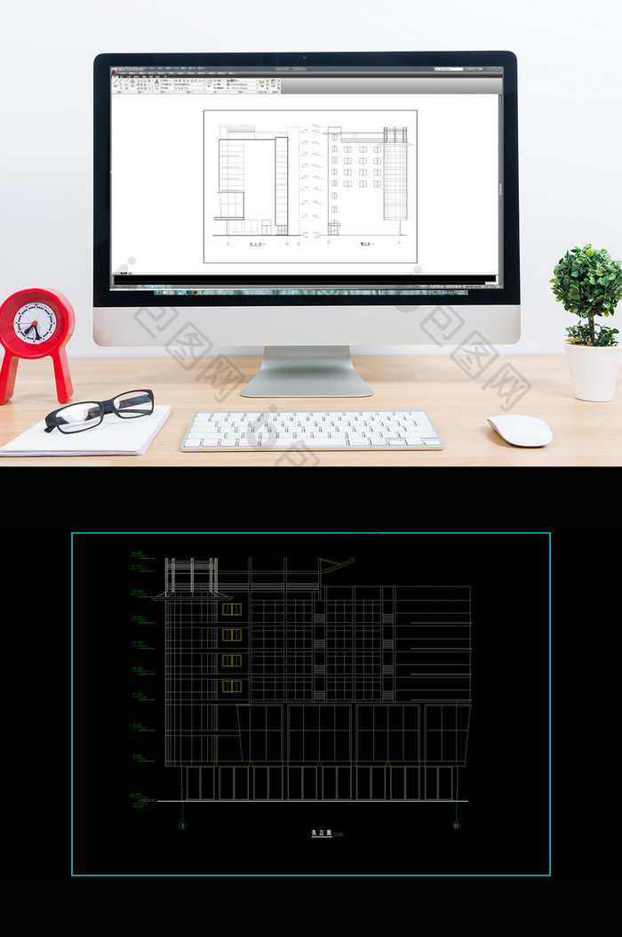 商办楼建筑方案CAD图